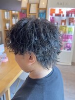 リシェール 北越谷店(RICHAIR) MEN’S HAIR/サーフカール/刈り上げセンターパート/越谷