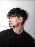 men'shair/波巻きツイストスパイラル/ニュアンスパーマ