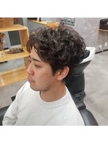 ラック(Luck) スパイキーショート+ニュアンスパーマ