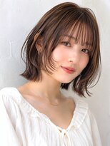 アディ 中野南口店(Addi)&nbsp;シアーバング×モカブラウンレイヤーボブ