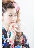 浴衣へアセット