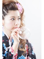 ヘアデザイン ヴォワール(hair & design voir)&nbsp;浴衣へアセット