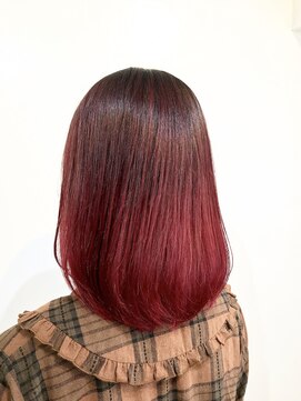 ハビット (habitt) 【habitt】レッドグラデーションカラー★