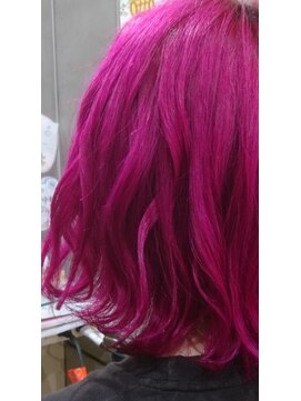 パッション 長町南店(PASSION) ☆PASSION長町南☆ド派手にカラー☆ピンク☆