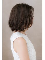 カバーヘア ブリス 上尾西口店(COVER HAIR bliss) □外国人風イヤリングカラー大人ボブ116-3★上尾10代20代30代