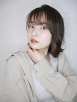 シュシュ(shushu)&nbsp;前髪がかわいいショートボブ　【有海一生】 髪質改善　カット