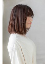 カバーヘアアンドスパ ブリス 浦和(COVER HAIR&SPA bliss) インナーカラー小顔ワンカール前下がりボブY浦和20代30代40代