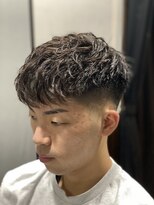 ヒロギンザ 横浜店(HIRO GINZA)&nbsp;フェードカットパーマスタイル