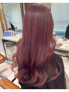 アジールヘア 池袋東口店(agir hair) カシスカラー 暖色 派手髪 U24