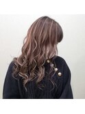 ミルクティーグレージュ×シークレットハイライト×ハイレイヤー