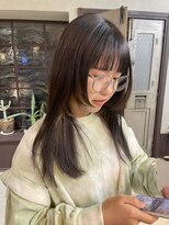 インディゴドロップ(indigo drop)&nbsp;姫カット + inner yellow