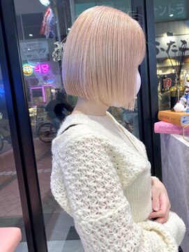 ロンドポレール 北千住(Lond polaire) ボブ×ホワイトベージュ