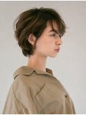 レディース_ショート_無造作_パーマ_ショートパーマ