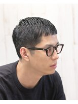 ヨシザワインク プレミアム 横浜 桜木町店(YOSHIZAWA Inc. PREMIUM)&nbsp;黒髪イージークロップ短髪刈り上げスタイル