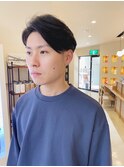 サイドパートショート/メンズマッシュ