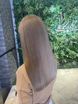 シャル 八王子(shalu) ハイトーングレージュ/艶ロング