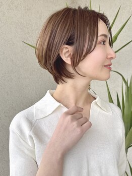 ビームズ ヘアー ブラン(Bee ms HAIR Blanc+)の写真/伸びてきても扱いやすい美フォルムstyleに♪あなたの魅力を引き出すショートstyleをご提案します◎