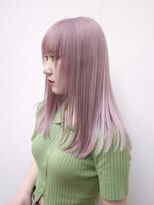 ヨー(Yoh-)&nbsp;【ピンクベージュ/阿部達哉】ブリーチ/ダブルカラー/ハイトーン