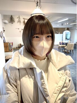 ポタム 東中野(potamu) ボブにレイヤー