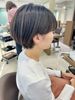 アッシュ 下北沢店(Ash)&nbsp;ピアスも似合う丸みショートボブ