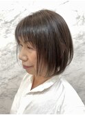白髪を綺麗なアッシュ系カラーに！