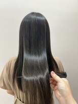 ヘアーライズ 池袋東口店(hair RISE) 酸性ストレートメテオカラーカーキ&ベージュ