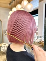 ロンドアジュール 横浜(Lond azur)&nbsp;★ボブ×ピンクカラー！大人気の組み合わせ！ハイトーンボブ横浜