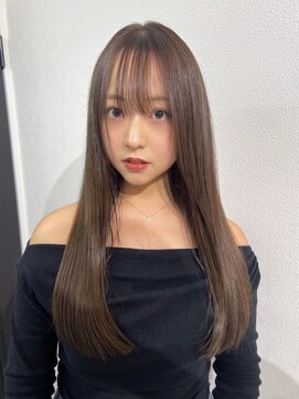 ビビバイベル(BiVi by BHEL) 三重桑名韓国レイヤーカット顔周りレイヤーボブベージュカラー