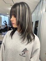 キング 梅田(K!ng)&nbsp;縮毛矯正髪質改善ハイライトレイヤーカット梅田美容室エクステ