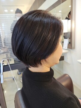 スタイル 成城学園前(STYLE) 丸みショートボブ　絶壁解消ヘア　ふんわりショートボブ