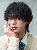 【LIPPS立川】シャドーパーマ　ミディアムマッシュウルフ