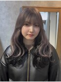○レイヤーカット×色落ちが綺麗なグレージュ