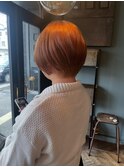 前下りショートボブ