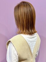 レジュール Rejouir ハイライト/細めハイライト/外はねボブ/マロンベージュ