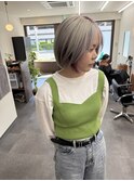 ホワイト×インナーパープル