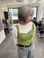 エンブリーチ バイ タグ 樟葉(enn. bleach by t.a.g)&nbsp;ホワイト×インナーパープル