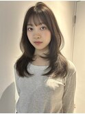 福井　大和田　レイヤーカット　ワンホンヘア　顔まわりレイヤー