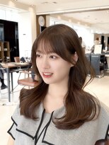 韓国スタイル/チュラルくびれへア_くびれ巻き_レイヤーカット