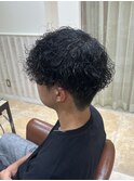 メンズ波巻きパーマ