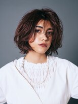 カバーヘア ブリス 上尾西口店(COVER HAIR bliss)&nbsp;くせ毛風切りっぱなしボブディ抜け感ツヤ髪こなれヘアtk1上尾