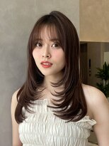 オムニス 表参道(Omnis)&nbsp;美髪レイヤーカット/顔まわりレイヤー/くびれミディアムレイヤー