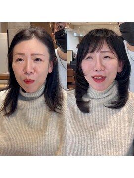 アンジュレーブ(AngeReve) 前髪カット・顔周りカットで大変身★レイヤーカットお任せ下さい