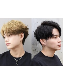 【下北沢駅徒歩1分】学生さんに人気のメンズサロン。カットやメンズパーマの学割対応、ブリーチカラーも◎