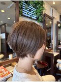 クラゲヘアー/小顔に見せるヘア/ココアベージュ/池袋