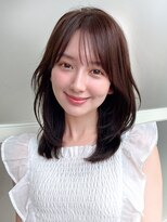 アフロート エル 大阪(AFLOAT L) 【20代30代】顔周りレイヤー/ココアベージュ/ショコラブラウン