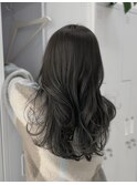 黒髪/オリーブグレー/小顔/ココアベージュ/髪質改善/縮毛矯正