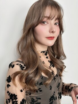 バイオレット 表参道店(Violet) 韓国ヘアブリーチなしチョコレートブラウンココアグレージュ