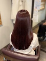 エクファ ヘア シェリル 草津 南草津店(ex-fa hair cherir) イメチェン/ピンクベージュ/アンブレラカラー/前髪/南草津