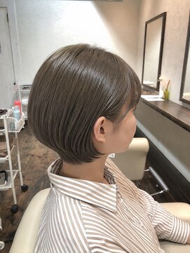 サイン(SIGN) 大人透明感ハンサムショート/30代40代50代/オリーブグレージュ