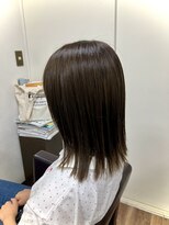 ノヤマ(NOYAMA)&nbsp;ヘーゼルブラウン系外ハネスタイル